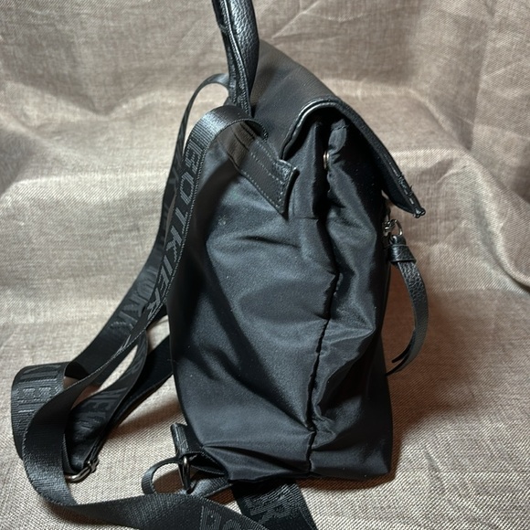 Botkier New York Mini Backpack with Faux Leather flap and Nylon - Picture 5 of 10